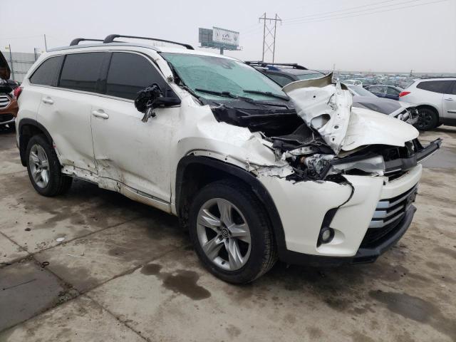 5TDDZRFHXKS703808 - 2019 TOYOTA HIGHLANDER LIMITED WHITE photo 4