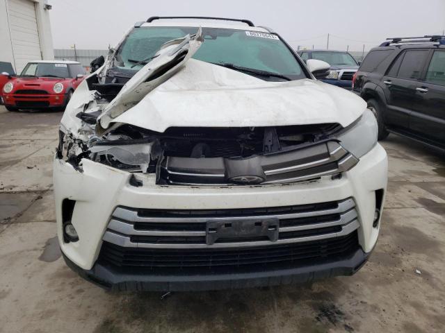 5TDDZRFHXKS703808 - 2019 TOYOTA HIGHLANDER LIMITED WHITE photo 5