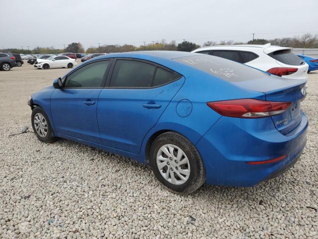 5NPD74LF5JH302604 - 2018 HYUNDAI ELANTRA SE BLUE photo 2