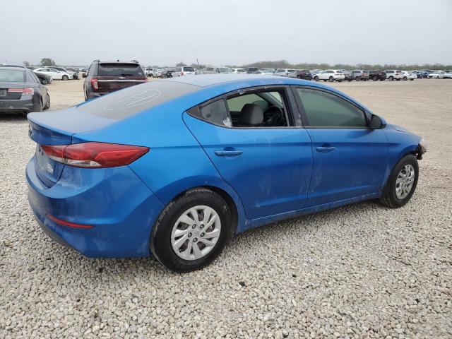 5NPD74LF5JH302604 - 2018 HYUNDAI ELANTRA SE BLUE photo 3