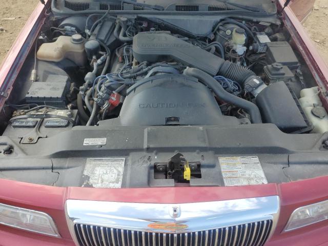 1LNLM81W1SY732611 - 1995 LINCOLN TOWN CAR EXECUTIVE Қызыл фото 11