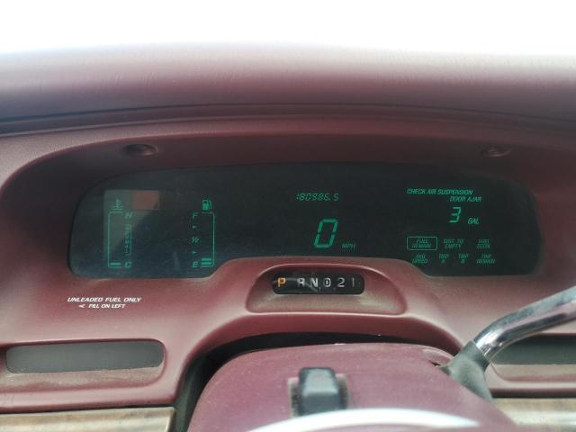 1LNLM81W1SY732611 - 1995 LINCOLN TOWN CAR EXECUTIVE Қызыл фото 9