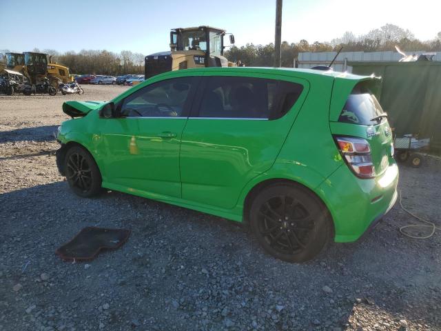 1G1JD6SB9H4167478 - 2017 CHEVROLET SONIC LT GREEN photo 2