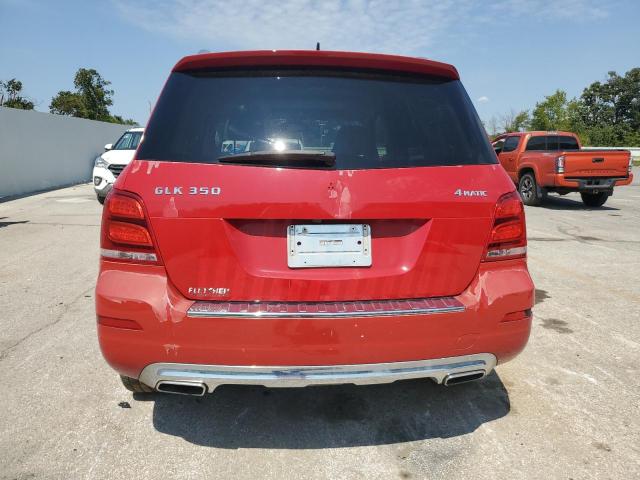 WDCGG8JB3EG234330 - 2014 MERCEDES-BENZ GLK 350 4MATIC RED photo 6