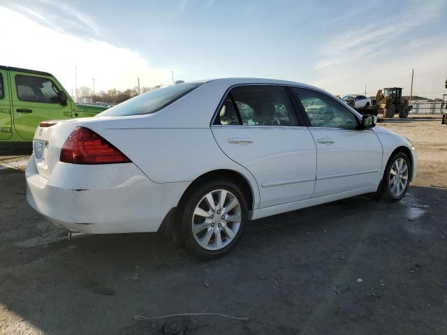 1HGCM66516A056640 - 2006 HONDA ACCORD EX WHITE photo 3