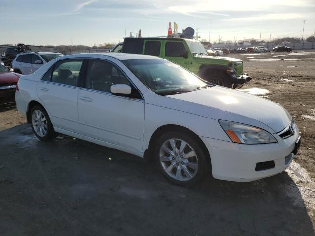 1HGCM66516A056640 - 2006 HONDA ACCORD EX WHITE photo 4