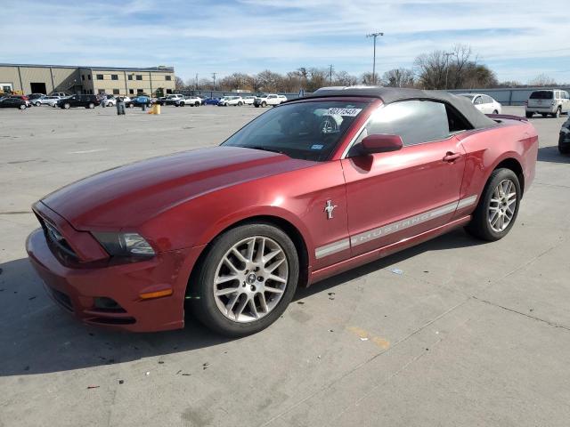 1ZVBP8EM2E5276962 - 2014 FORD MUSTANG RED photo 1