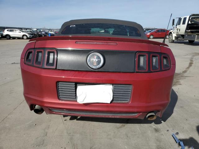 1ZVBP8EM2E5276962 - 2014 FORD MUSTANG RED photo 6