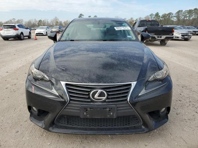 JTHBF1D24E5010323 - 2014 LEXUS IS 250 BLACK photo 5