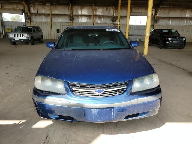 2G1WF52E849279975 - 2004 CHEVROLET IMPALA BLUE photo 5