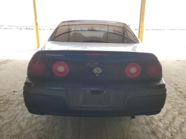 2G1WF52E849279975 - 2004 CHEVROLET IMPALA BLUE photo 6