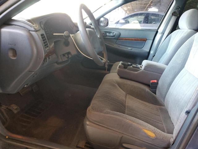 2G1WF52E849279975 - 2004 CHEVROLET IMPALA BLUE photo 7