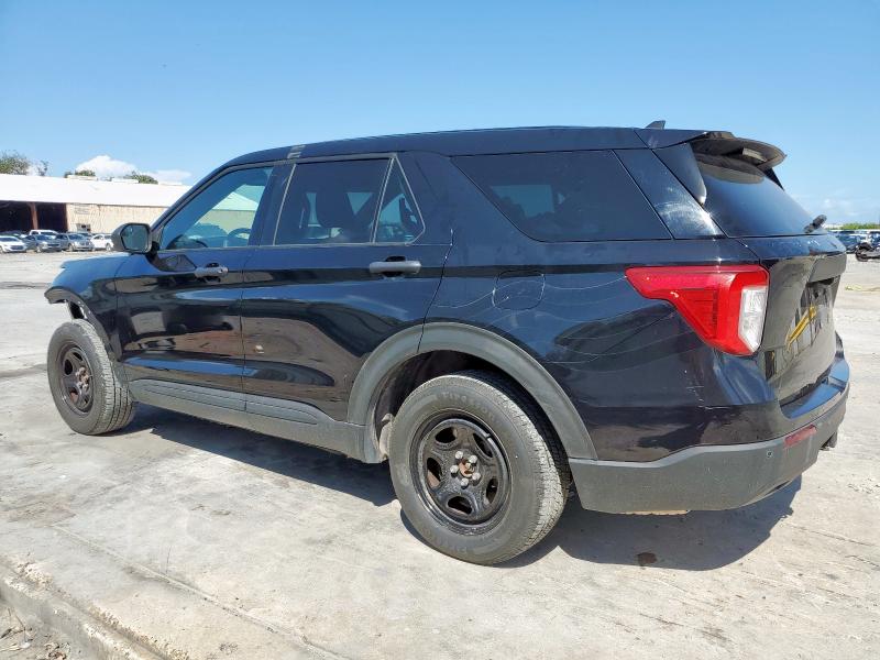 1FM5K8AB6NGA28569 - 2022 FORD EXPLORER POLICE INTERCEPTOR BLACK photo 2