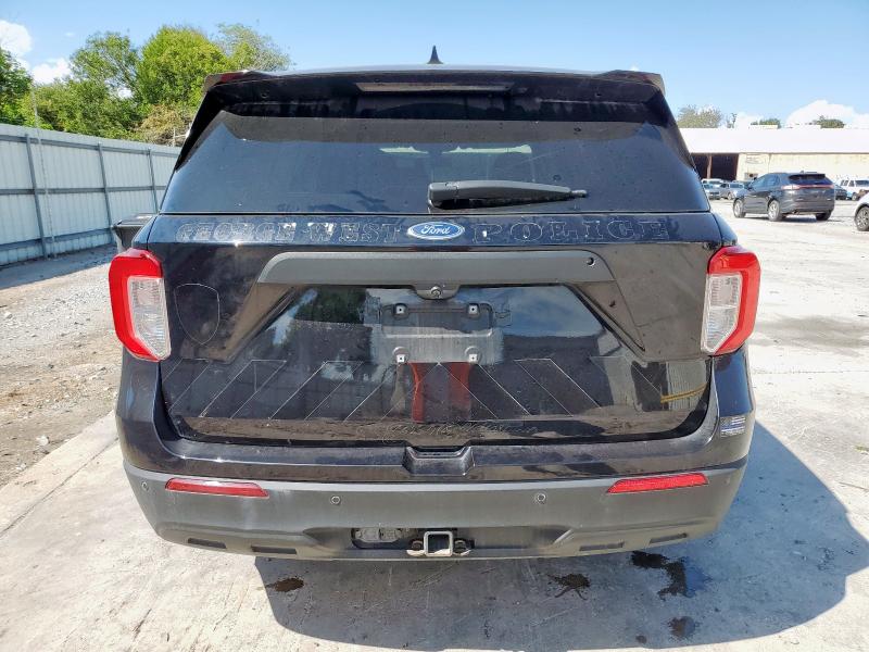 1FM5K8AB6NGA28569 - 2022 FORD EXPLORER POLICE INTERCEPTOR BLACK photo 6