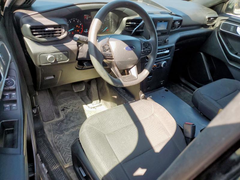 1FM5K8AB6NGA28569 - 2022 FORD EXPLORER POLICE INTERCEPTOR BLACK photo 8