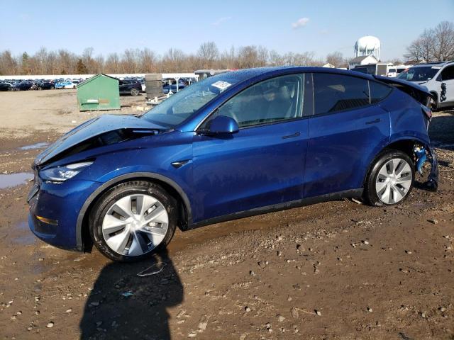 5YJYGDEE6MF265331 - 2021 TESLA MODEL Y BLUE photo 1