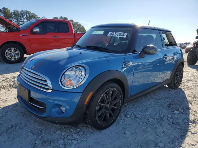 WMWSU3C58CT369128 - 2012 MINI COOPER BLUE photo 1