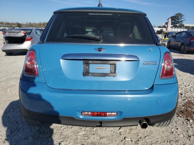 WMWSU3C58CT369128 - 2012 MINI COOPER BLUE photo 6