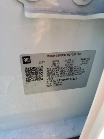 1G1ZD5STXPF191118 - 2023 CHEVROLET MALIBU LT თეთრი ფოტო 13