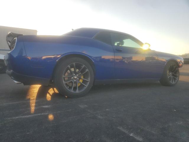 2C3CDZFJ3MH670749 - 2021 DODGE CHALLENGER R/T SCAT PACK BLUE photo 3