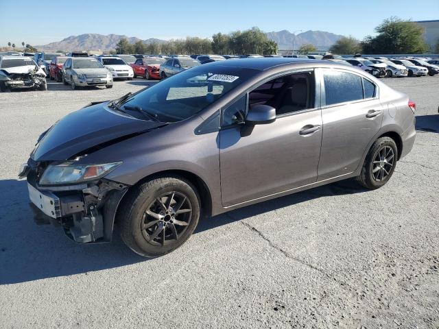 19XFB2F58DE295316 - 2013 HONDA CIVIC LX GRAY photo 1