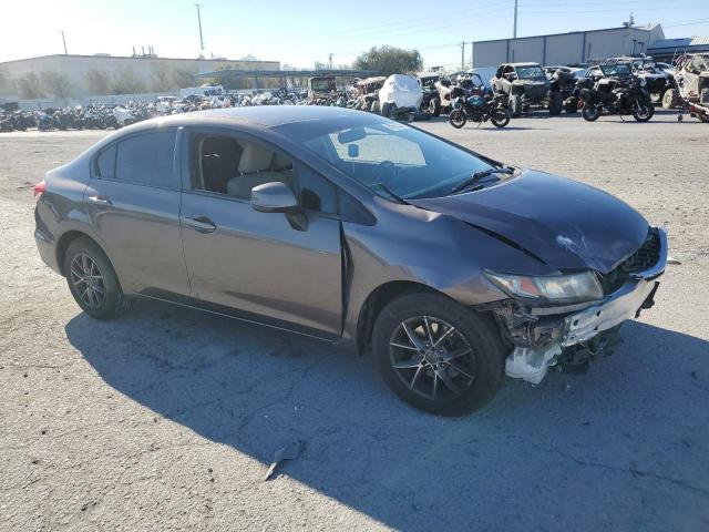 19XFB2F58DE295316 - 2013 HONDA CIVIC LX GRAY photo 4