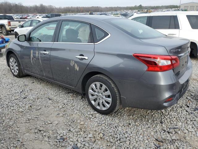 3N1AB7AP6KY456437 - 2019 NISSAN SENTRA S GRAY photo 2