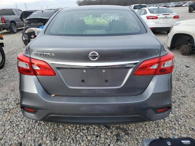 3N1AB7AP6KY456437 - 2019 NISSAN SENTRA S GRAY photo 6