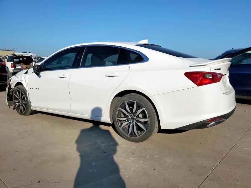 1G1ZG5ST3NF205588 - 2022 CHEVROLET MALIBU RS WHITE photo 2