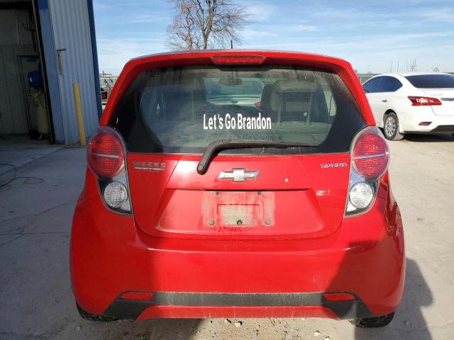 KL8CD6S95FC733807 - 2015 CHEVROLET SPARK 1LT RED photo 6