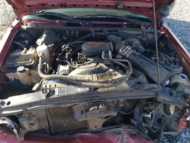 1GNCS13W1T2207333 - 1996 CHEVROLET BLAZER BURGUNDY photo 11