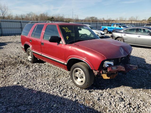 1GNCS13W1T2207333 - 1996 CHEVROLET BLAZER BURGUNDY photo 4