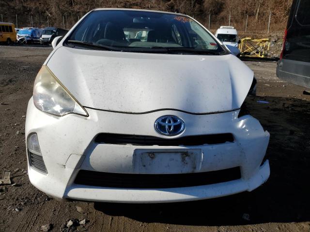 JTDKDTB39C1511968 - 2012 TOYOTA PRIUS C WHITE photo 5