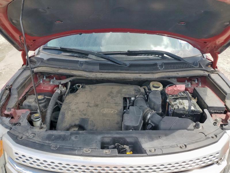 1FM5K7D89DGB92987 - 2013 FORD EXPLORER XLT RED photo 12