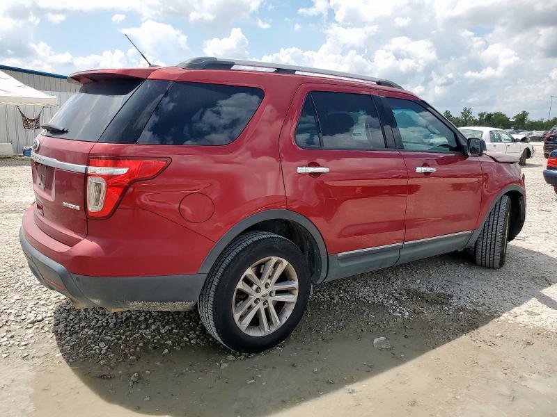 1FM5K7D89DGB92987 - 2013 FORD EXPLORER XLT RED photo 3
