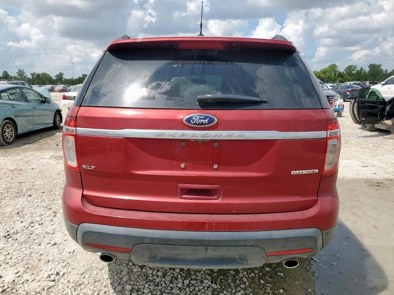 1FM5K7D89DGB92987 - 2013 FORD EXPLORER XLT RED photo 6