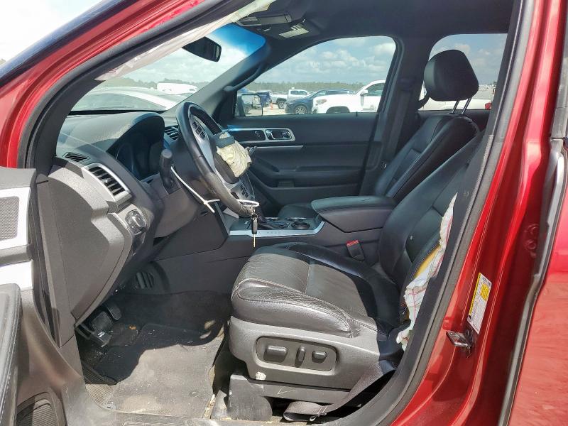 1FM5K7D89DGB92987 - 2013 FORD EXPLORER XLT RED photo 7