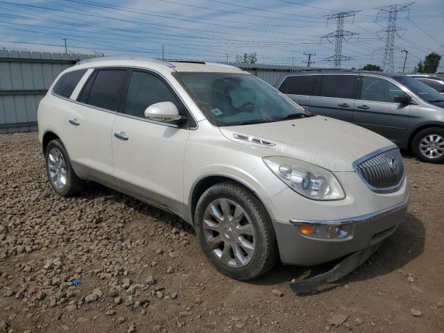 5GAKVBED8BJ370385 - 2011 BUICK ENCLAVE CXL WHITE photo 4