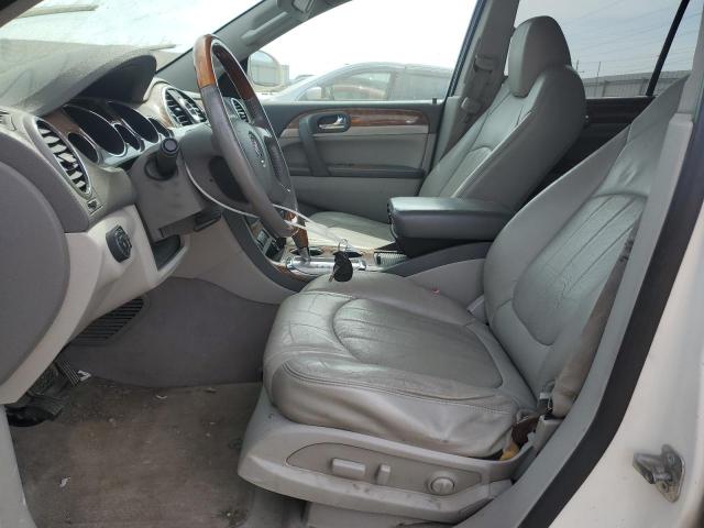 5GAKVBED8BJ370385 - 2011 BUICK ENCLAVE CXL WHITE photo 7