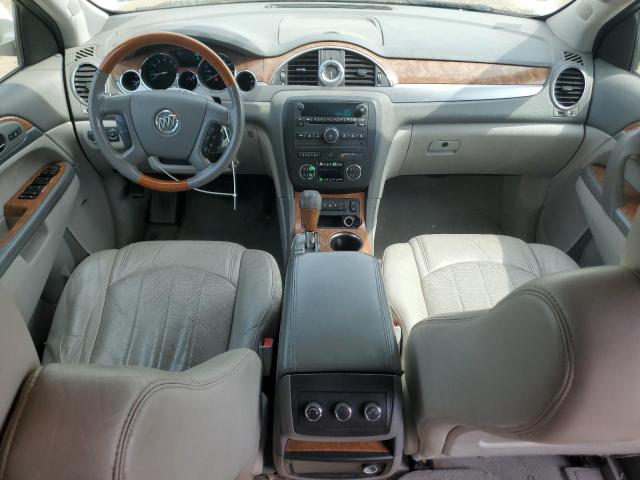 5GAKVBED8BJ370385 - 2011 BUICK ENCLAVE CXL WHITE photo 8