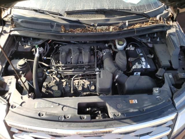 1FM5K7D85JGB97275 - 2018 FORD EXPLORER XLT 勃艮第红 照片 12