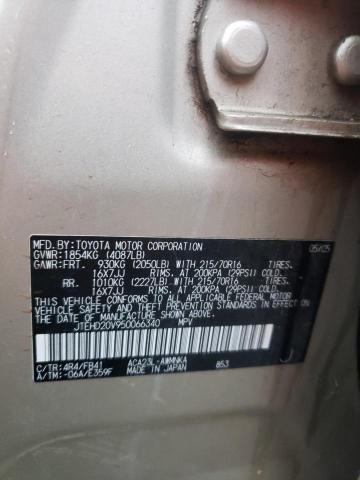 JTEHD20V950066340 - 2005 TOYOTA RAV4 TAN photo 12