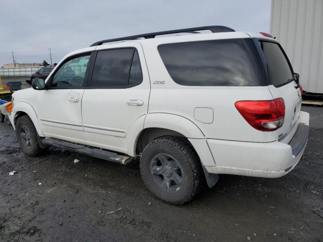 5TDBT44A95S255454 - 2005 TOYOTA SEQUOIA SR5 WHITE photo 2