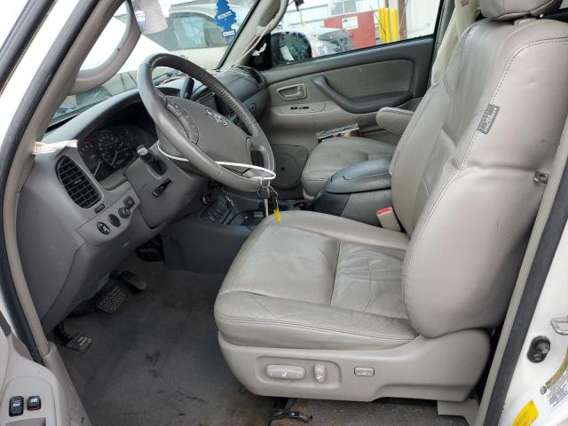 5TDBT44A95S255454 - 2005 TOYOTA SEQUOIA SR5 WHITE photo 7