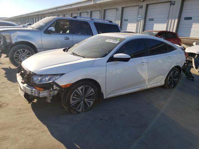 JHMFC1F77JX002816 - 2018 HONDA CIVIC EXL Սպիտակ լուսանկար 1