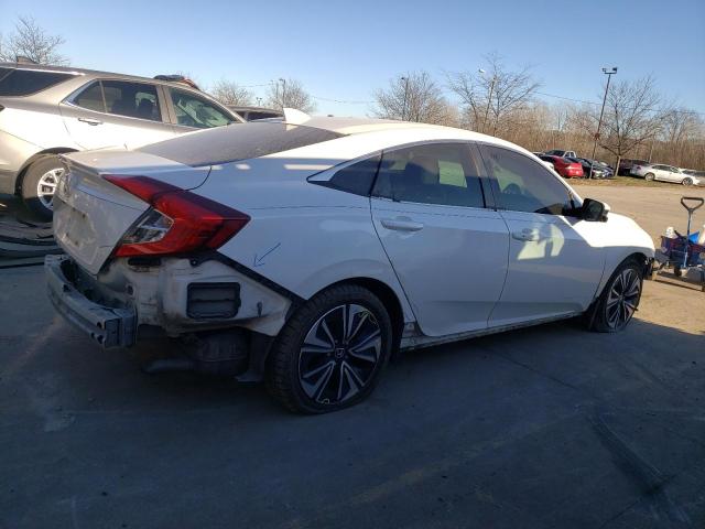 JHMFC1F77JX002816 - 2018 HONDA CIVIC EXL Սպիտակ լուսանկար 3