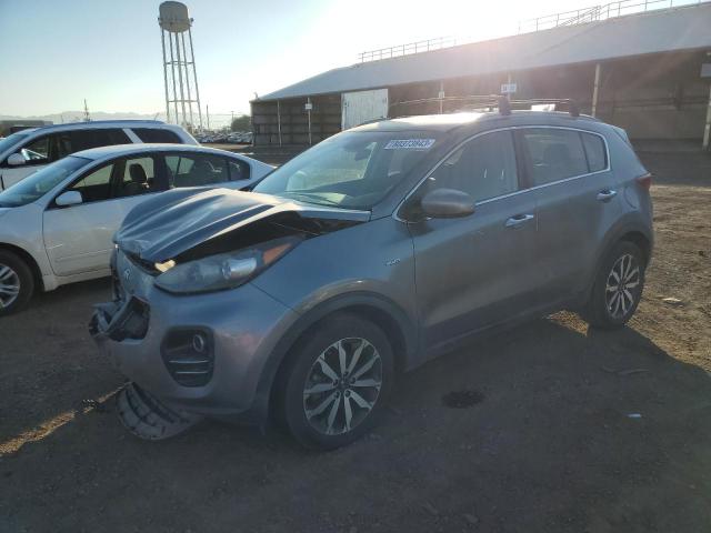 KNDPNCAC0H7099254 - 2017 KIA SPORTAGE EX GRAY photo 1