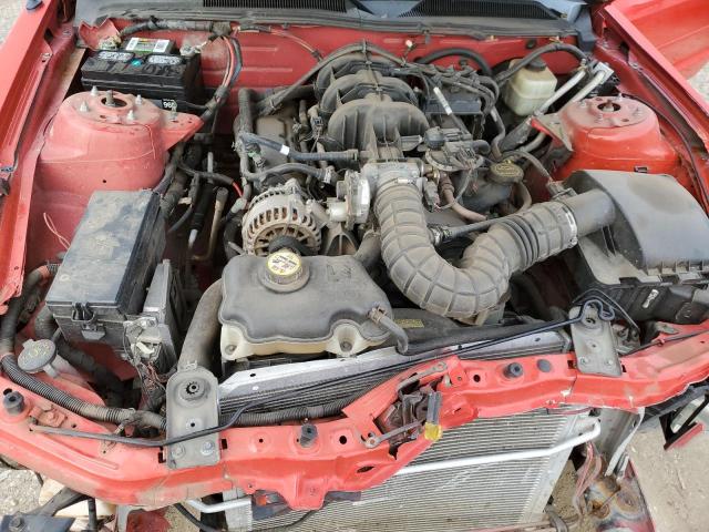 1ZVFT84N565130497 - 2006 FORD MUSTANG RED photo 11