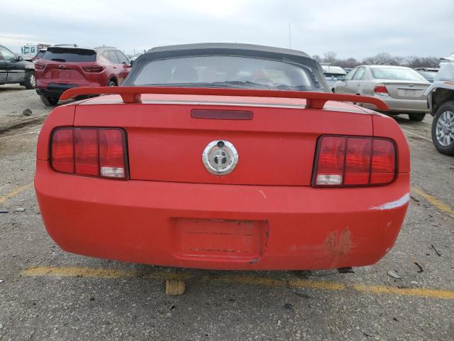 1ZVFT84N565130497 - 2006 FORD MUSTANG RED photo 6