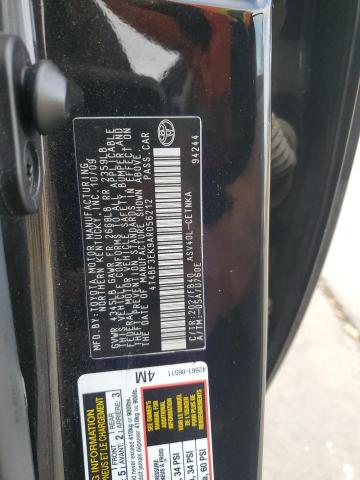 4T4BF3EK9AR056212 - 2010 TOYOTA CAMRY BASE BLACK photo 12